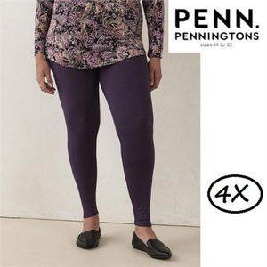 NWT 2/$25 PENNINGTONS SOLID FASHION LEGGING  Sustainable eco friendly material